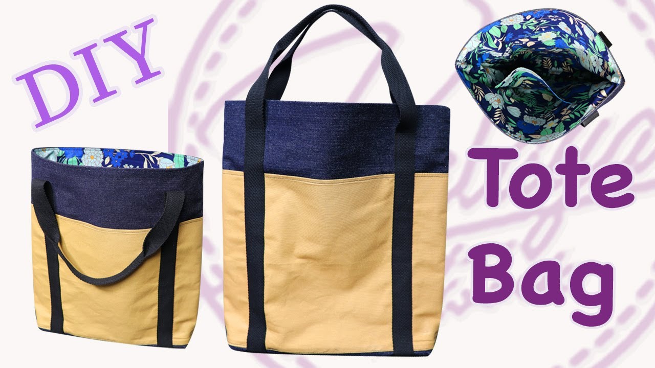 Tote Bag | バッグ 作り方 | bolsa diy | bolsa de bricolaje | Comment coudre un ...