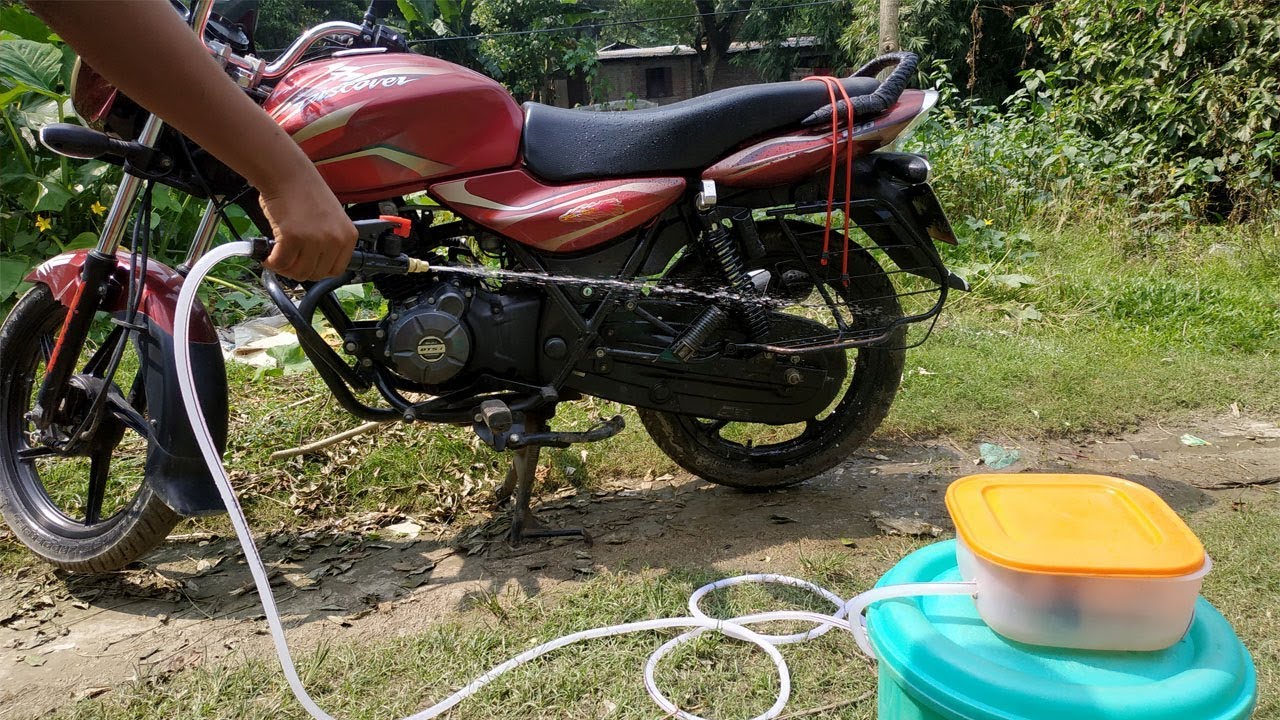 Make Portable Bike Washer Car Washer 12 Volt DC Motor Bike / Car