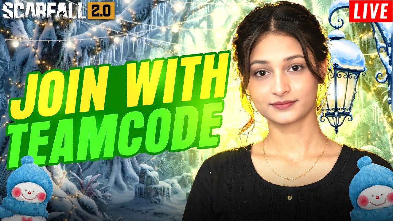 ​🔴 [LIVE] Scarfall 2.0: Join With Teamcode l MISS AMY GAMING