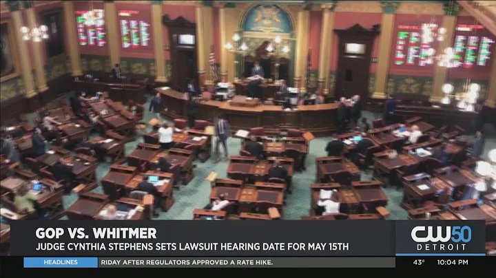 GOP Vs. Whitmer: Judge Cynthia Stephens Sets Lawsu...