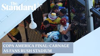 Copa America final delayed by more than an hour after thousands of ticketless fans rush stadium