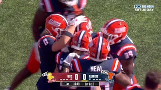 Illinois Recovers the Fumble vs. USC | illinois Football