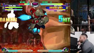 MvC2: Kest - Sentinel Fast Fly Combo then 4 Piece Flight + Disruptor Combo .:3.30.23:.