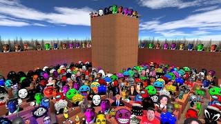 Nextbot Maze Escape Can They Survive the Ultimate Meme Apocalypse 😱| #gmod #garrysmod #nextbots