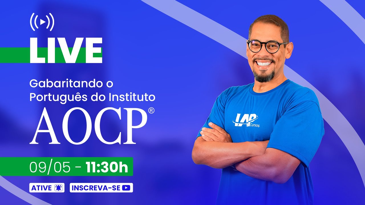 Gabaritando o Português do Instituto AOCP - Professor Mourão