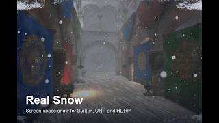 Real Snow for Unity 6 — Screen-Space Snow, Blizzard, Snow Cover, Frost on the Lens