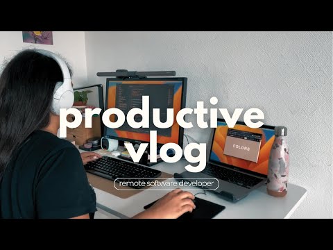Productive Day In The Life | Remote Freelance Software Developer