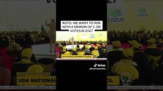 We Will Win With A Margin Of 2-3M Votes In 2027 President Ruto Declares