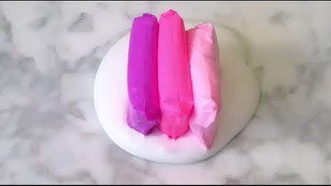 Clay slime mixing- satisfying slime ASMR video compilation