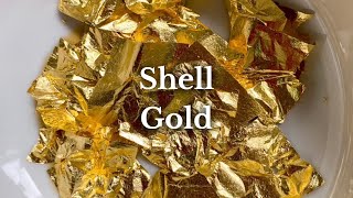 How to Make Traditional Shell Gold Paint