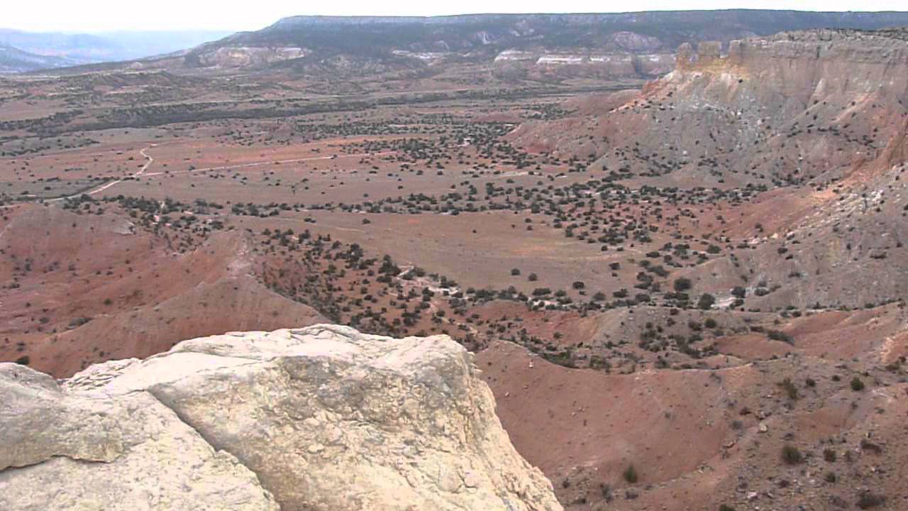 On top of Chimney Rock at Ghost Ranch, New Mexico - YouTube