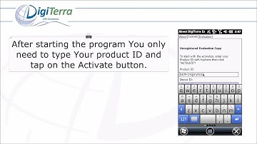 DigiTerra Explorer Quickstart - Activate the software