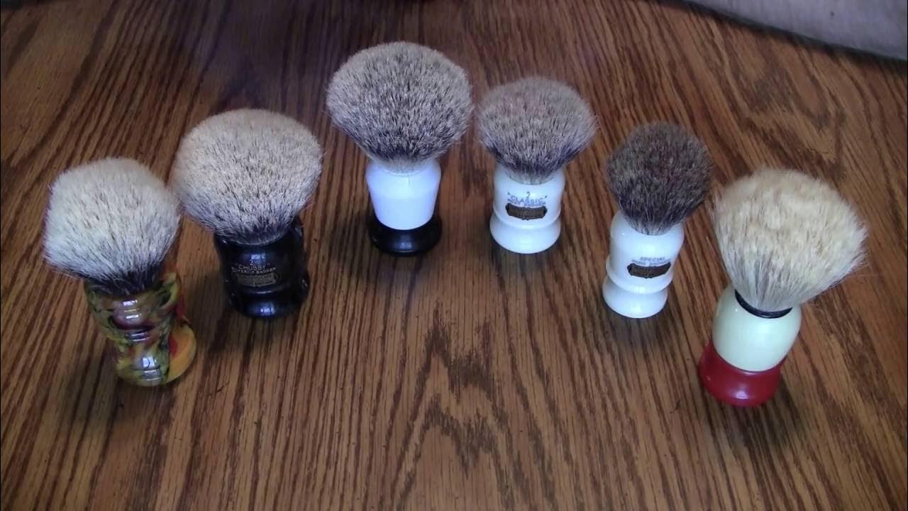 Badger Shaving Brushes What's the Difference? - YouTube