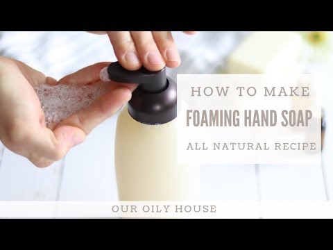 All Natural Foaming Hand Soap with Essential Oils