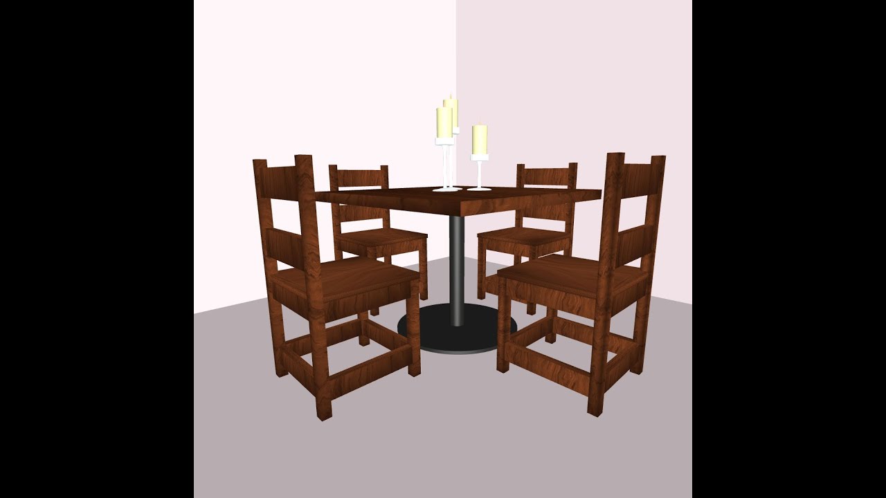 Simple table design in Gravity Sketch