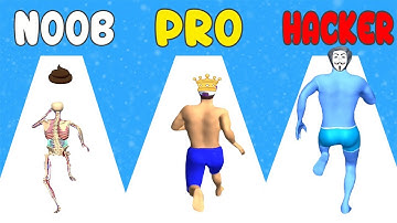 DNA RUN 3D - NOOB vs PRO vs HACKER!