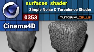 0353. Simple Noise Turbulence Shader In Cinema 4D