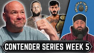 Dana White's Contender Series 2025 Week 5 Predictions