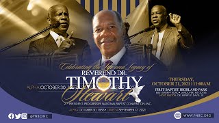 Memorial Service for  Reverend Dr. Timothy Stewart