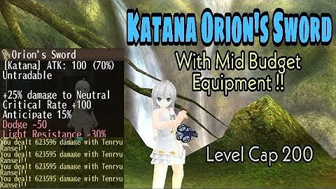 Toram Online - Katana Orion