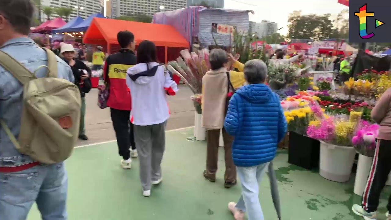 維多利亞公園現場live  全港最大年宵市場第2日  記者：美娜