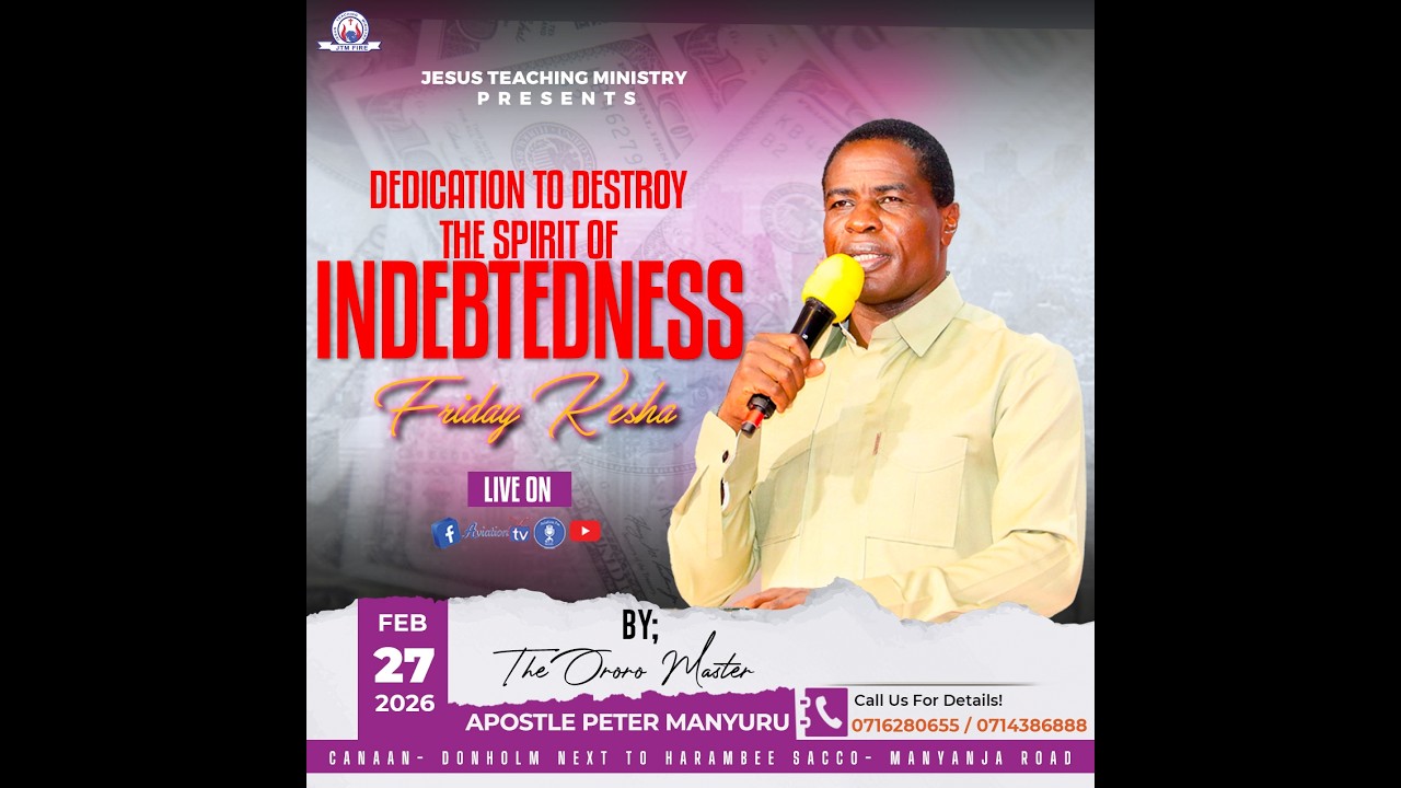 𝐃𝐄𝐃𝐈𝐂𝐀𝐓𝐈𝐎𝐍 𝐓𝐎 𝐃𝐄𝐒𝐓𝐑𝐎𝐘 𝐓𝐇𝐄 𝐒𝐏𝐈𝐑𝐈𝐓 𝐎𝐅 𝐈𝐍𝐃𝐄𝐁𝐓𝐄𝐃𝐍𝐄𝐒𝐒 – 𝐅𝐑𝐈𝐃𝐀𝐘 𝐍𝐈𝐆𝐇𝐓 𝐊𝐄𝐒𝐇𝐀 𝐖𝐈𝐓𝐇 𝐀𝐏𝐎𝐒𝐓𝐋𝐄 𝐏𝐄𝐓𝐄𝐑 𝐌𝐀𝐍𝐘𝐔𝐑𝐔