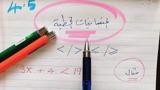 رياضيات .. المتباينات الخطية.. الباب الرابع .. تحضيري .. جامعة الملك عبد العزيز