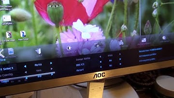 How to remove the vertical white line moving to and fro on your AOC screen