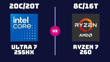 Intel Core Ultra 7 255HX vs AMD Ryzen 7 260 – CPU Comparison