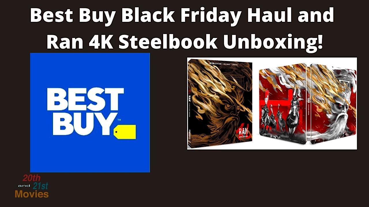 Best Buy Black Friday Sale Haul and Ran 4K Steelbook Unboxing! YouTube