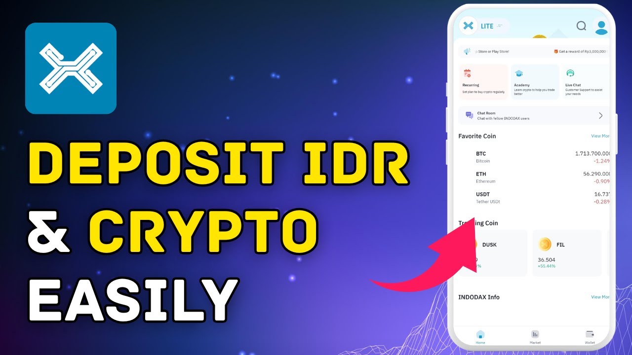 How to Deposit IDR or Crypto on Indodax 2025? - YouTube