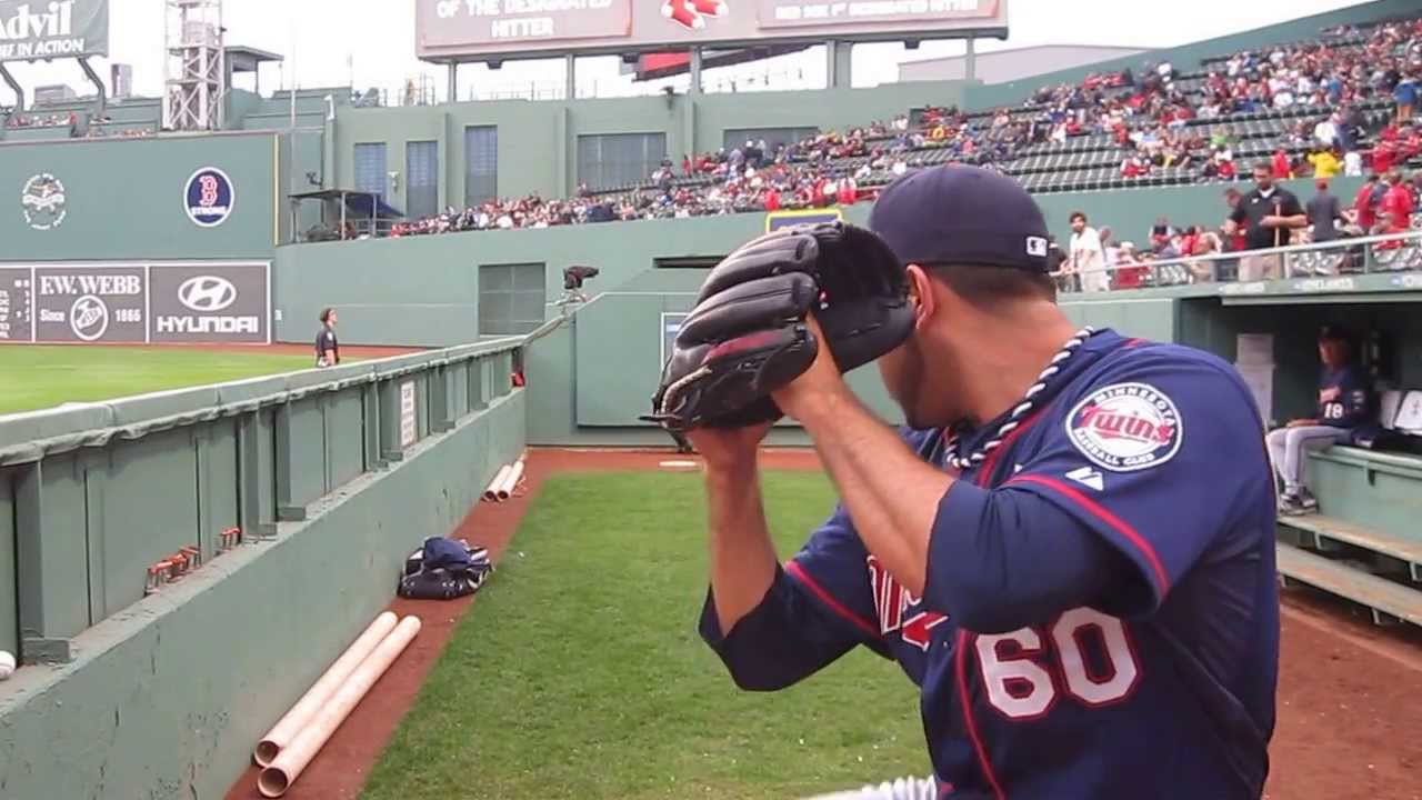 Pedro Hernandez Bullpen Fenway Park May 8, 2013.