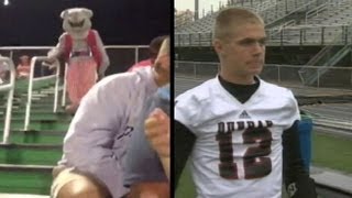 High School Football Mascot Becomes Team s Quarterback