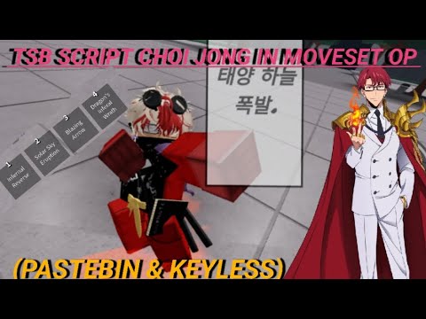 (NEW) TSB Choi Jong-In Script | OP Fire Magic Moveset | Keyless ...