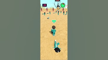 part 🚷💔😭 squid game 3D play k sniper challenge #squidgame #viral #jondada