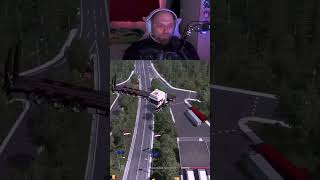 💥 ETS 2 GAME MODERATOR 💥 HOW TO LAND ON A FUEL STATION ROOF XD 💥 | #pjay89 auf #Twitch #ets2 #tmp