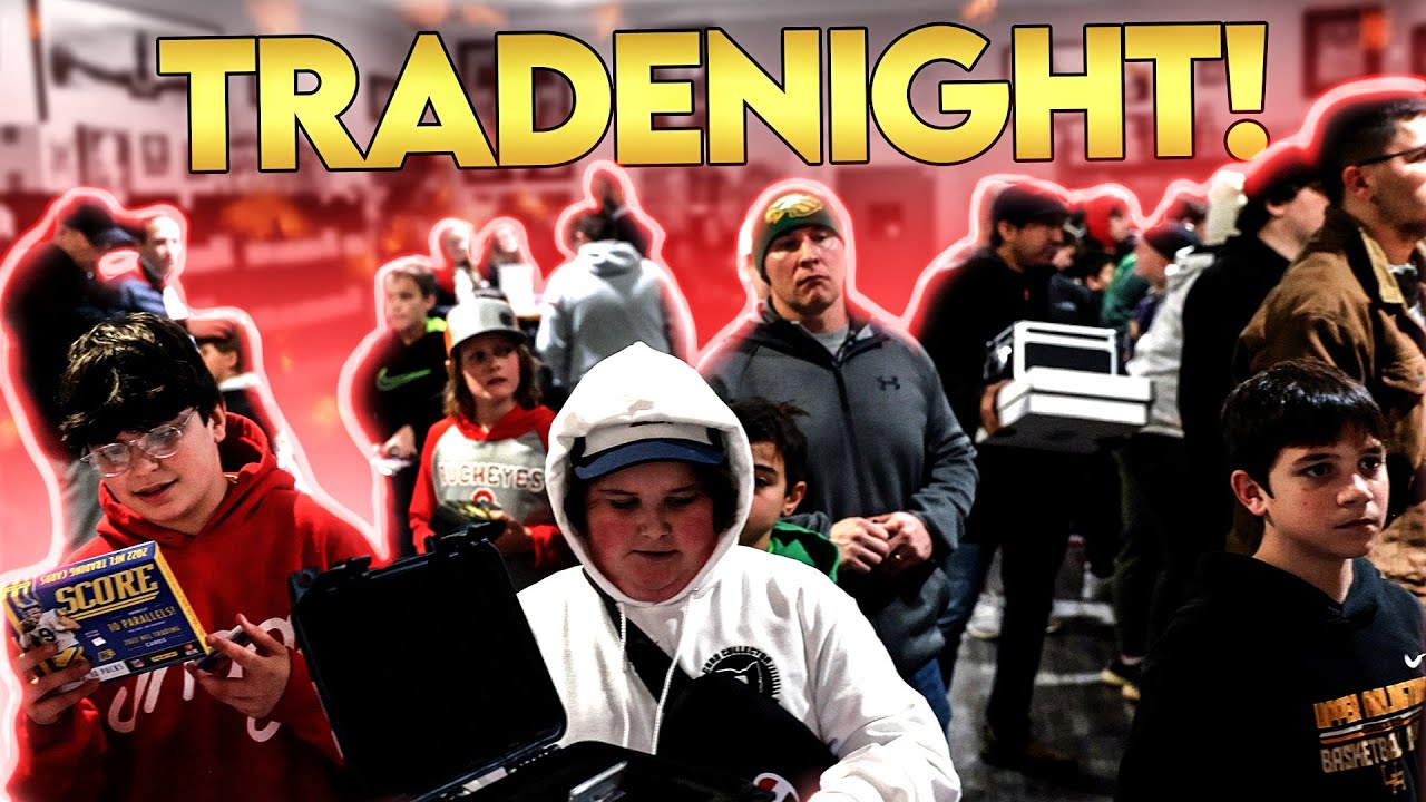 WE HAD OUR 8TH TRADENIGHT AT OUR SPORTS CARD SHOP 👀 YouTube