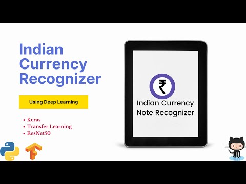 Indian Currency recognizer using deep learning demo