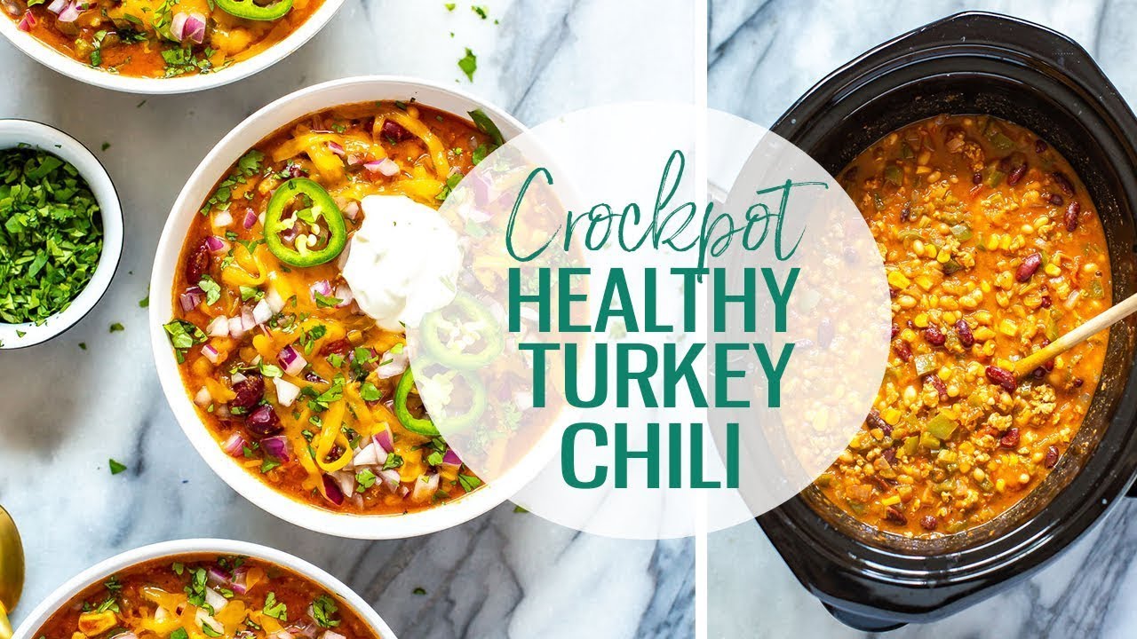 Best Ever Crockpot Turkey Chili YouTube