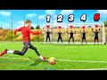 1 PRO FOOTBALLER vs 5 GOALKEEPERS!