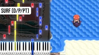 TPR ft The Clarinerdist - Surf (from Over The Waves) Pokémon Diamond/Pearl/Platinum Note Chart @tprnotecharts