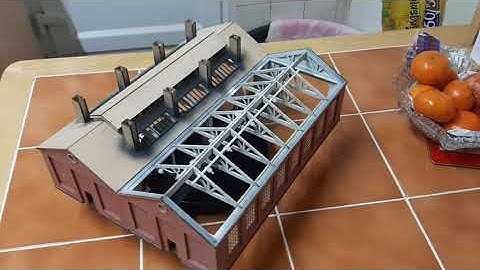 Timber Tracks GWR 4 Road Engine Shed - work in progress.