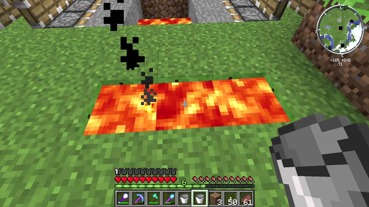 How to Make an Infinite Lava Source in Minecraft : Minecraft Tips - YouTube