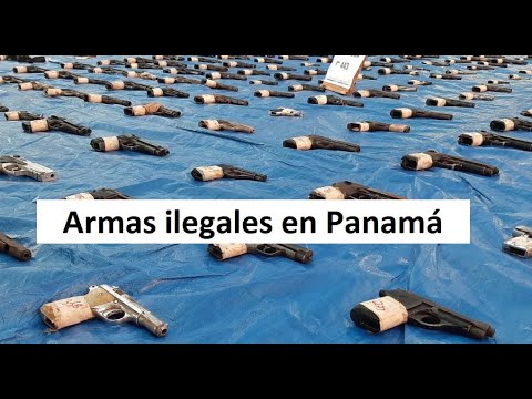 Casi 70 mil armas ilegales al año entran a Panamá