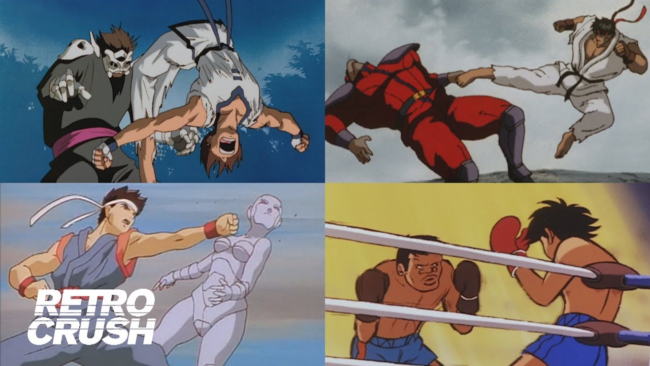 Download Different fighting styles in '80s & '90s anime | Retro Anime Compilation