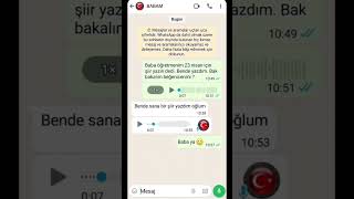 Babasına Whatsapp Çökerten 23 Nisan Şiiri Gönderen Çocuk