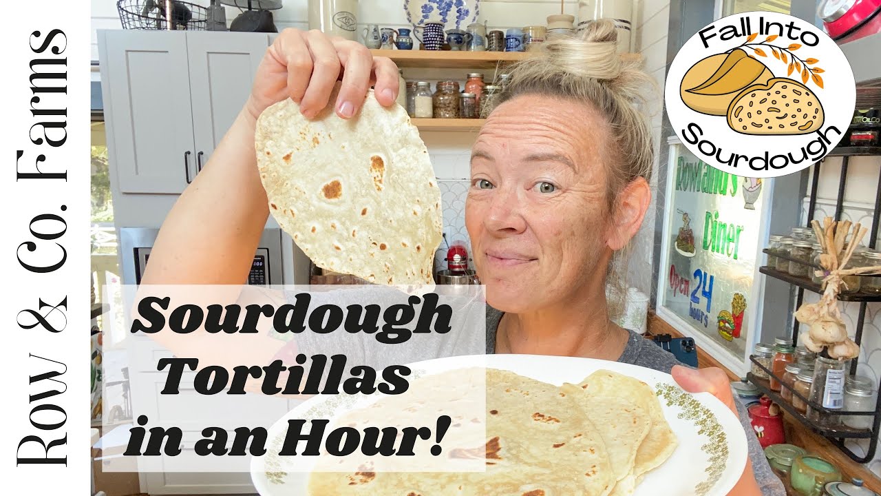 Sourdough Discard Tortillas in an Hour! #fallintosourdough