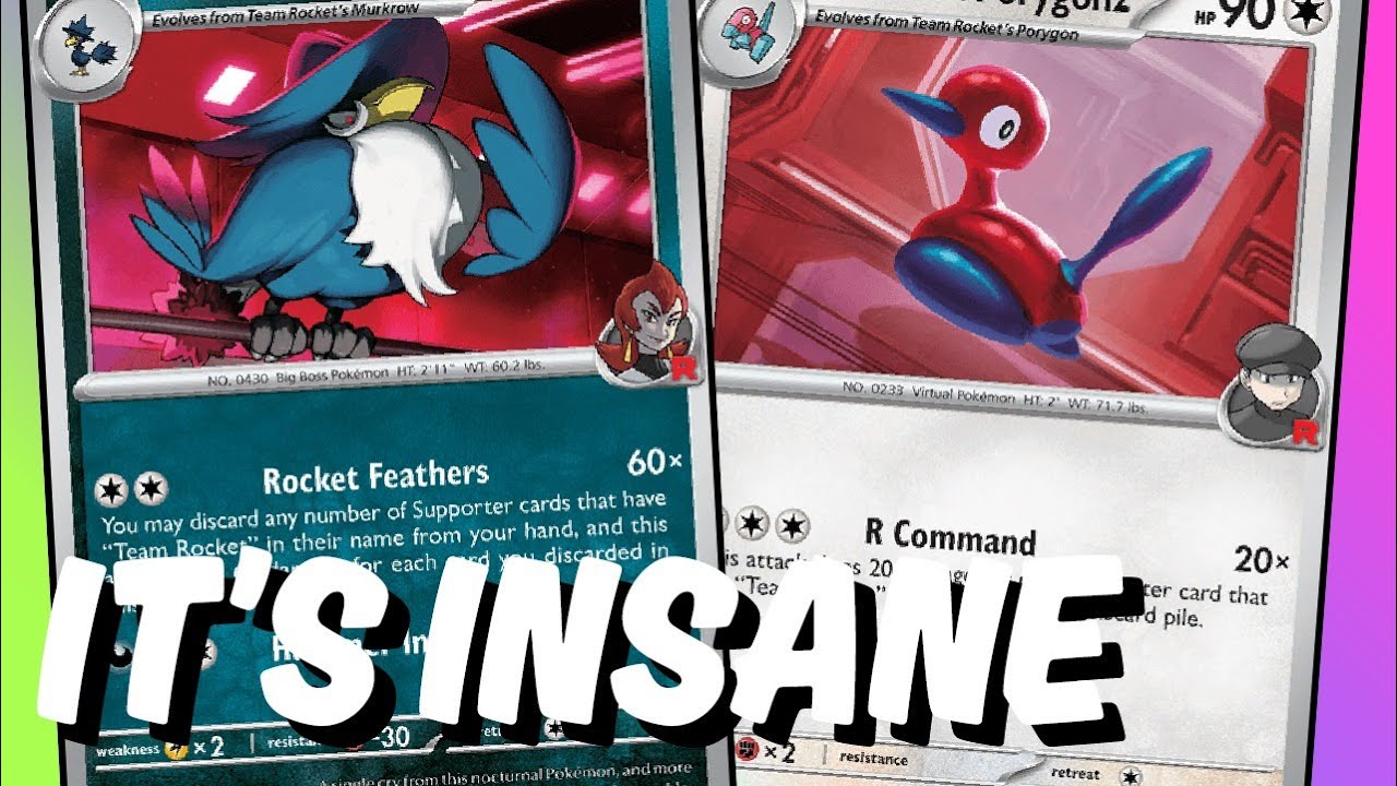 The New Rocket's Honchkrow Is Insane! - Pokmon TCG Live - Team Rocket's Honchkrow The New Rocket's Honchkrow Is Insane! - Pokmon TCG Live - Team Rocket's Honchkrow