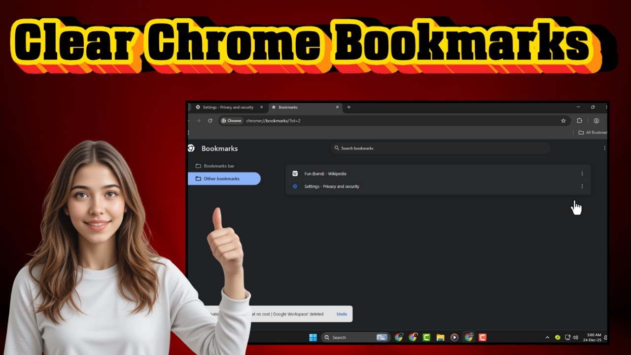 Как очистить закладки Google Chrome | Быстрое и простое руководство (2025)