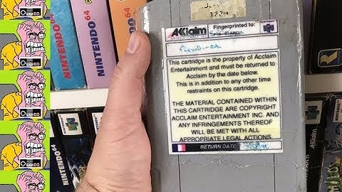 N64 Development - prototype Cartridge - Re-Volt